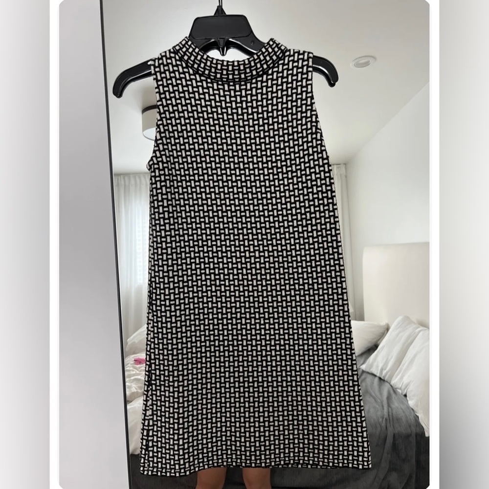 Zara knit mock neck dress size small